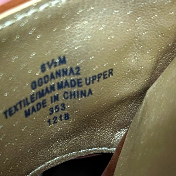 GBG Guess Dana Platform Wedge Sandals Size 6‎ 1/2M - Picture 11 of 11